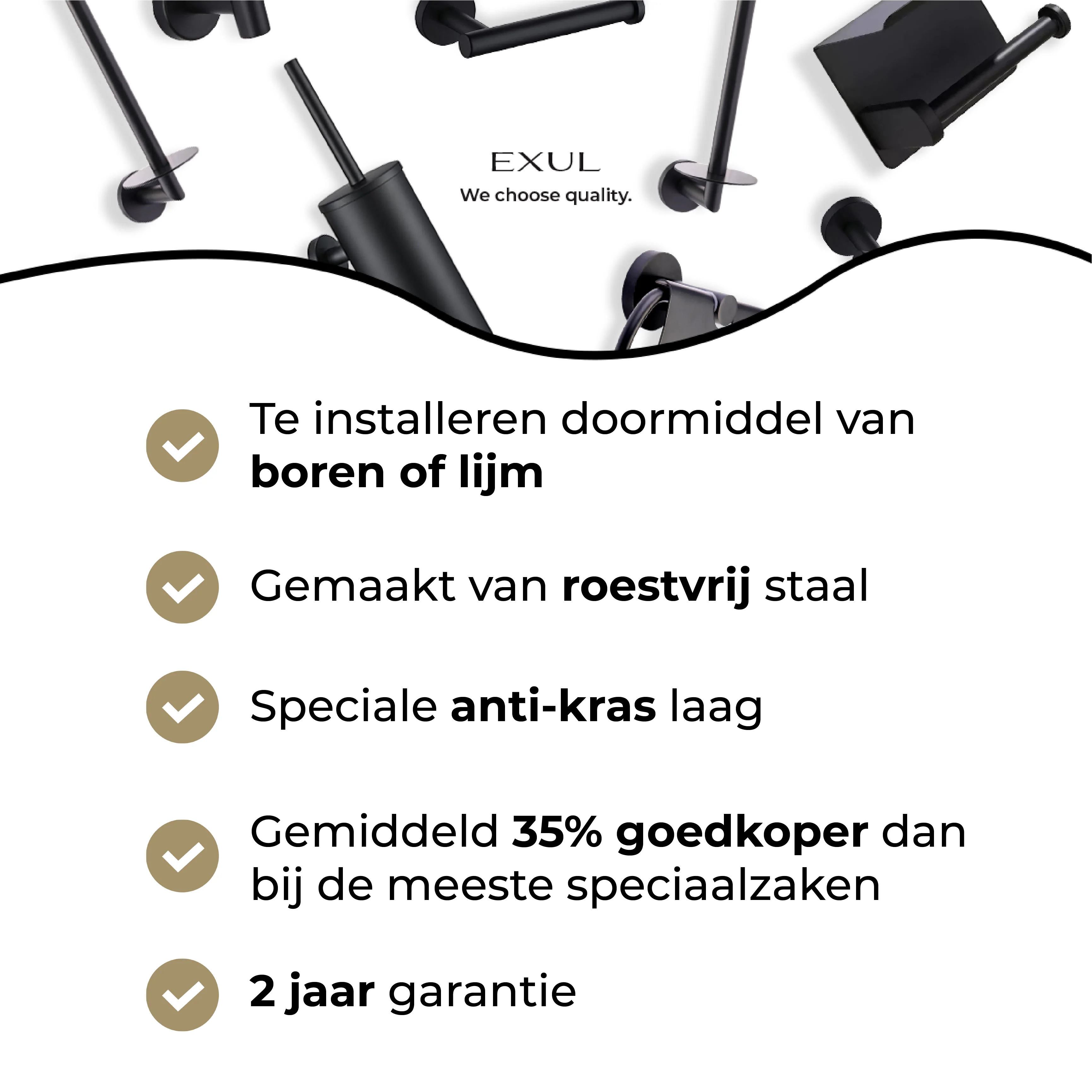 Reserverolhouder - Zwart - Image 3