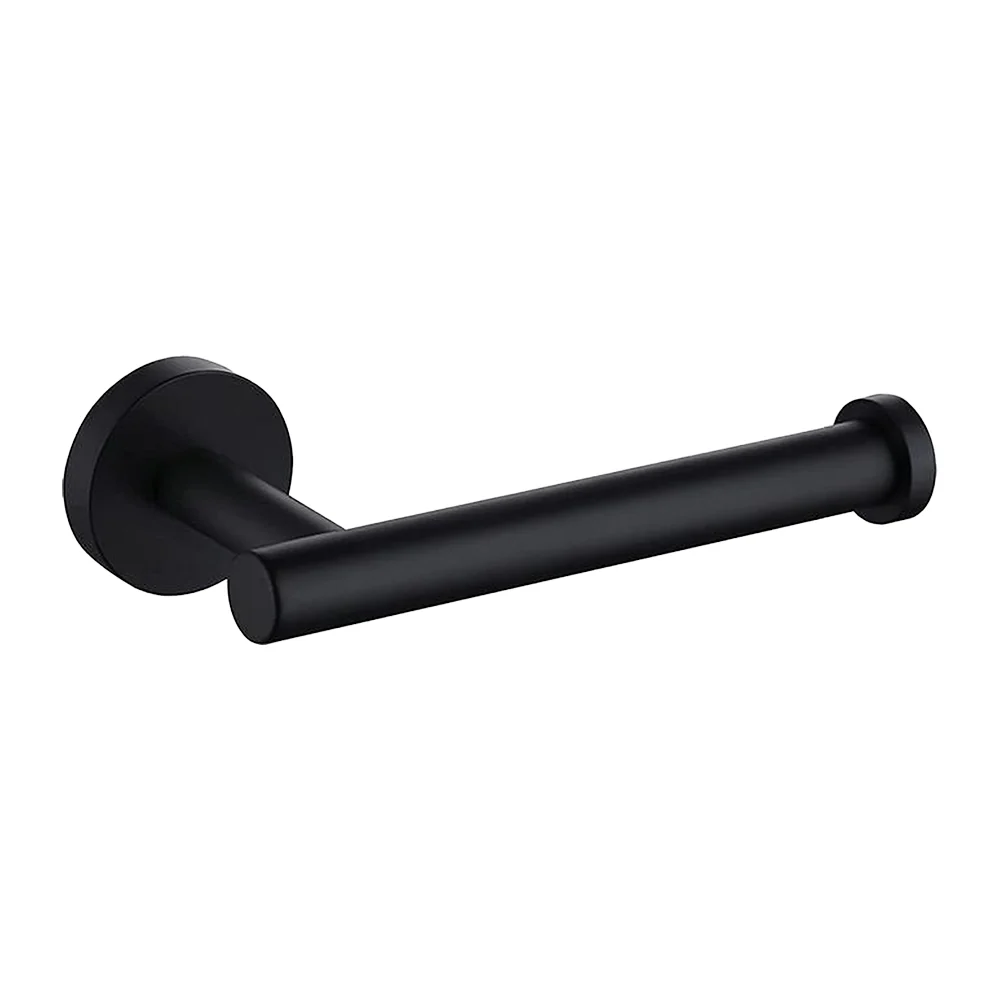 Toiletrolhouder Rond - Zwart